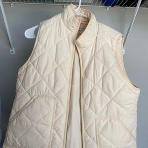 J Crew Ivory Vest